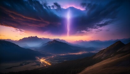 オーロラ風景