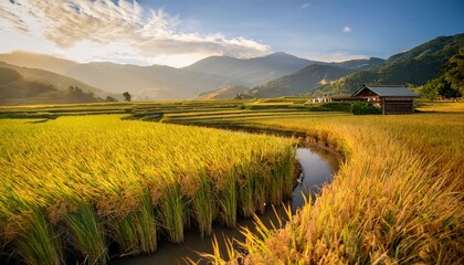 秋の田園風景