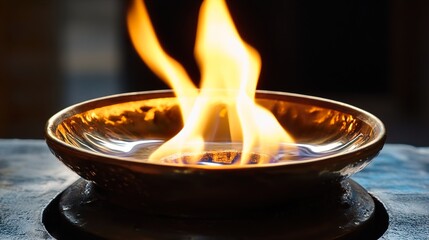 Golden Flame: A Symbol of Faith and Hope