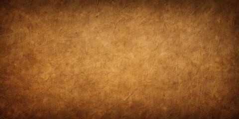 Obraz premium Vintage dark brown paper texture with lighting and black vignette