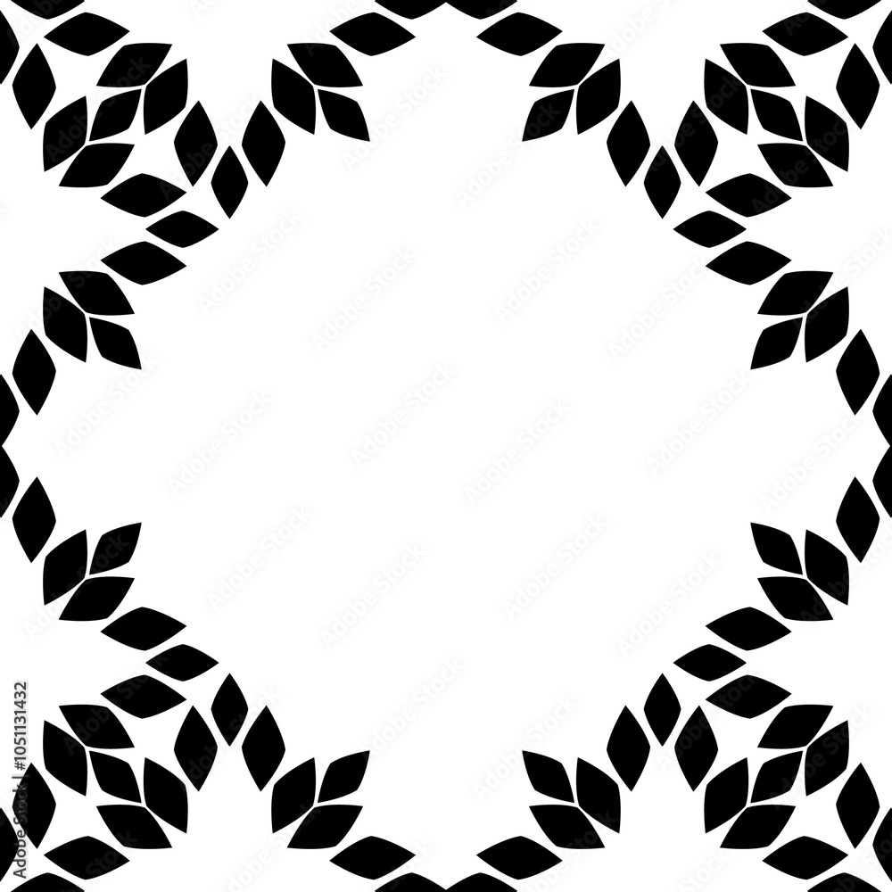 Poster seamless vector background. black and white texture. abstract pattern.