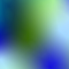 Abstract Blue and Green Gradient Background
