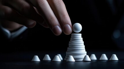 A strategic plan document with upselling offers highlighted as a key driver of business growth, upselling, offer, business growth