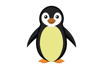 colour penguin vector illustration