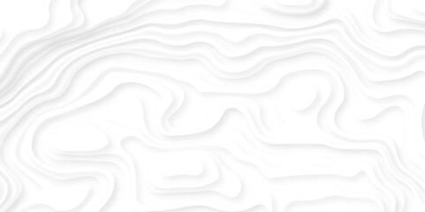 Abstract White Paper cut background. Modern 3d Paper cut background. white wave Seamless pattern. topographic line contour map. paper texture design.