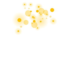 Golden bokeh light effect 