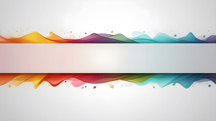 Obraz premium Artifical Intelligence generated Abstract abstract banner design template elements. Modern Brochure Design .