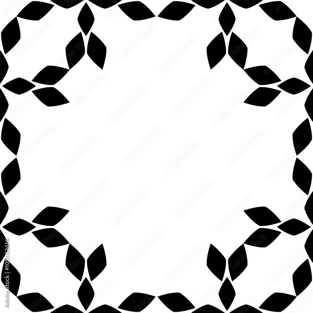 Poster decorative design element vector frame