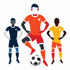 football player vector