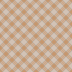 Crazy Plant Lady Plaid Check Seamless Pattern - Cute plaid check repeating pattern design