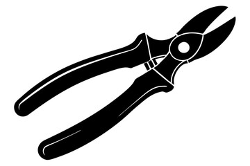 side cutters  silhouette vector