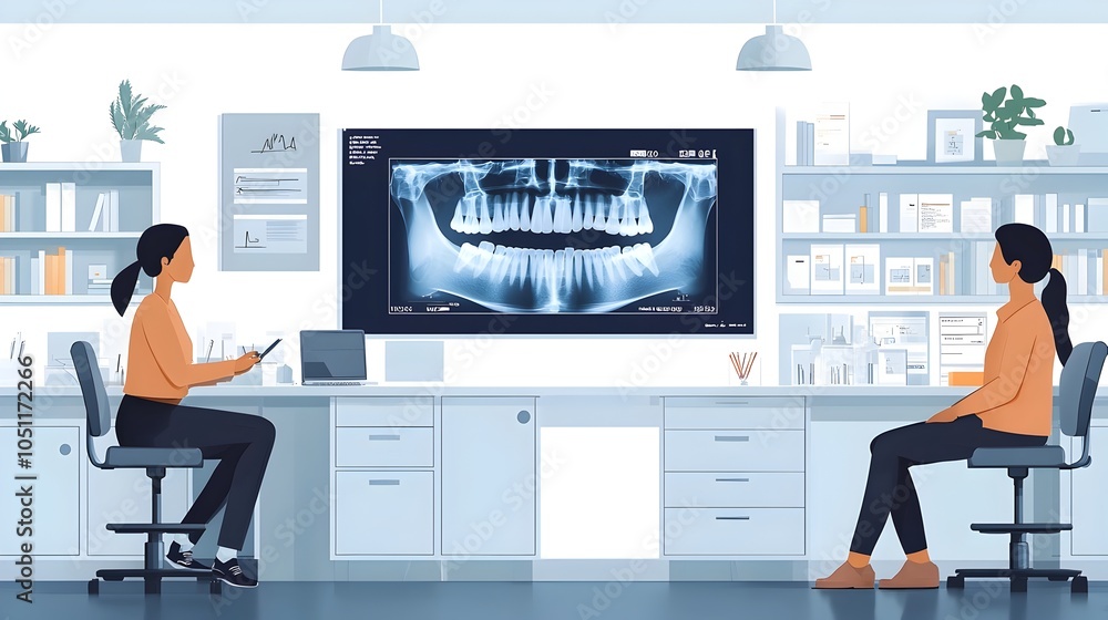 Poster detailed bone detection through x ray scan on white background flat design of skeletal system and me