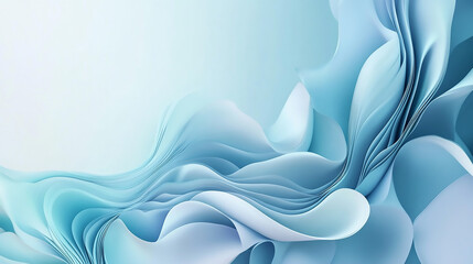Texture of multi-colored fabric. Soft color transitions. Soft wavy lines. Abstract background.Flowing pastel fabric waves, detailed textures, hyper-realistic digital art