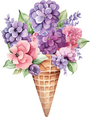 bouquet of flowers in vase