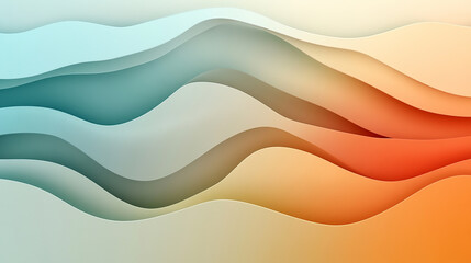 Abstract pastel blue paper texture background with minimalist geometric shapes and lines in  background
 