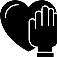 Obraz premium Honesty Icon. Trustworthy Promise Values Pictogram Graphic Illustration. Isolated Simple Solid Icon For Infographic, App and Web Button.