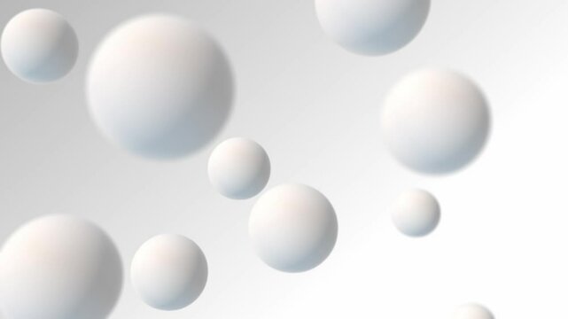 White sphere background A