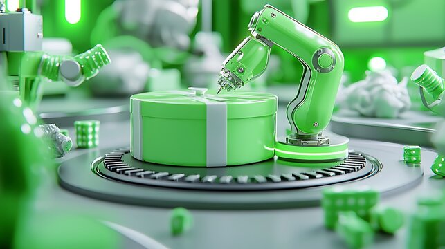 Green Automated Packaging in Biodegradable Factory