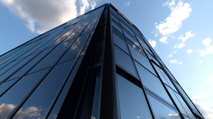 A rainy night in the city, with people walking on a wet, reflective sidewalk futuristic cityscape at night with neon-lit skyscrapers and wet streets reflecting vibrant colors, evoking a cyberpunk