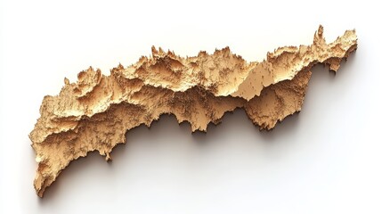 Captivating purple peaks, immerse yourself in the beauty of a 3d mountain map experience