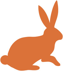 Fototapeta premium Rabbit Outline Icon Animal Vector 