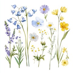A vibrant collection of wildflowers celebrating nature's palette in bloom