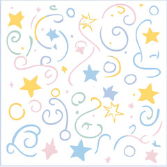 Geometric and Organic Doodle Tile and Carpet Designs with White Borders | Hand-drawn, Abstract, Floral, and Symmetrical Patterns in Soft Pastel and Earth Tones