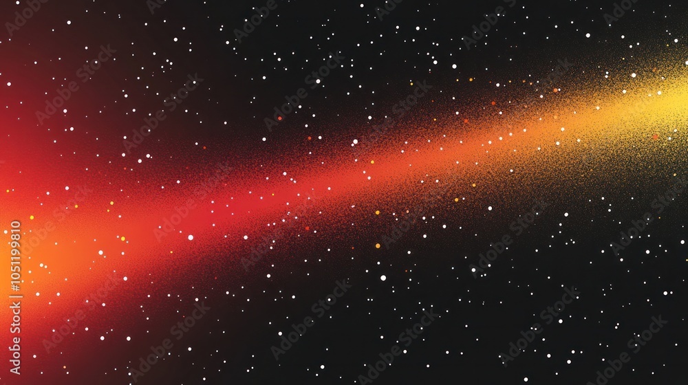 Aufkleber mesmerizing color gradient background that smoothly transitions from bold red to radiant orange,