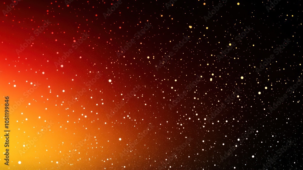 Aufkleber mesmerizing color gradient background that smoothly transitions from bold red to radiant orange,