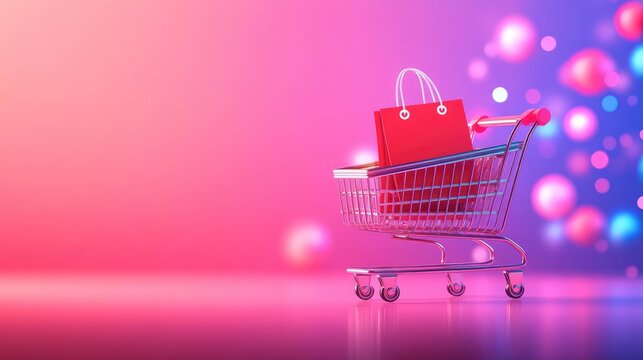 Massive Cyber Monday coupon rush, bold reductions in bright red, digital shopping carts filling fast, countdown timers, sleek ecommerce layout, vibrant sale atmosphere
