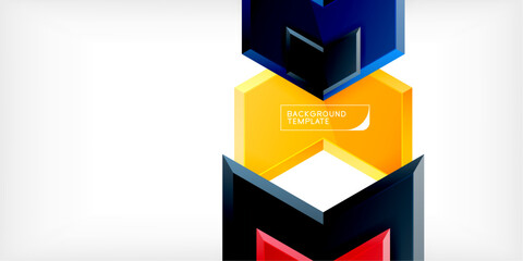 Arrow technology and business concept background. Vector Illustration For Wallpaper, Banner, Background, Card, Book Illustration, landing page