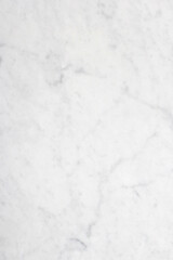 White marble background or texture and copy space, vertical shape.