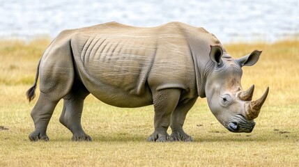 Obraz premium Rhinos at Lake Nakuru, Kenya