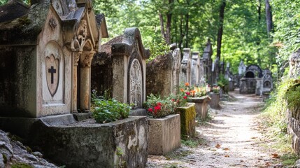 Holy niches, Christian cemetery