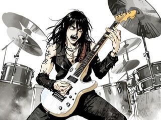 Fototapeta premium E-Gitarre 