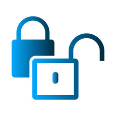 Padlock icon template