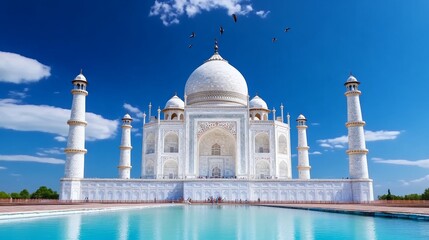 Fototapeta premium Taj Mahal India Architecture Landmark Travel Destination