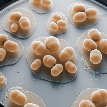 Acinetobacter baumannii Bacteria Illustration &ndash; Detailed Scientific Visualization of Antibiotic-Resistant Bacterium with Realistic Cellular Features