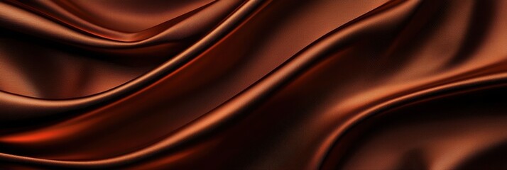 Obraz premium A brown fabric with a wavy pattern