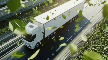 Eco-Friendly Electric Logistics Truck Embracing Green Transportation