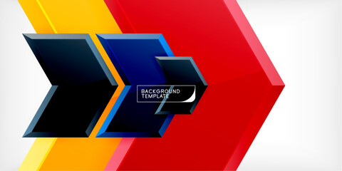 Arrow technology and business concept background. Vector Illustration For Wallpaper, Banner, Background, Card, Book Illustration, landing page