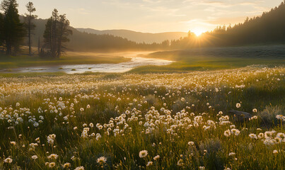 Spectacular Nature and Scenic Wonders: Golden Hour Sunsets, Lush Forests, Tranquil Beaches, and Vibrant Fields of Flowers in Stunning Views