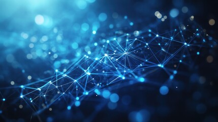 Obraz premium Abstract Network Connection Background