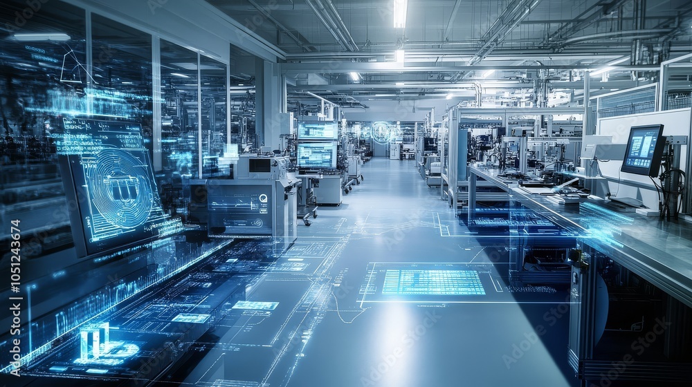 Poster transforming workstations for improved performance in smart factories.