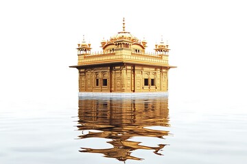 Fototapeta premium Beautiful view of Golden temple in Amritsar.