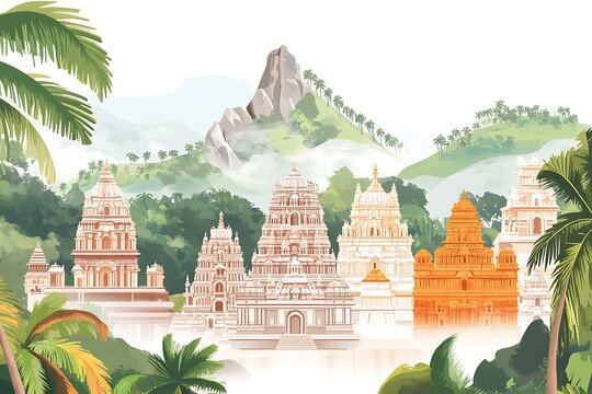 Hindu Narasimha temple located in the Visakhapatnam City suburb of Simhachalam in Andhra Pradesh, South India