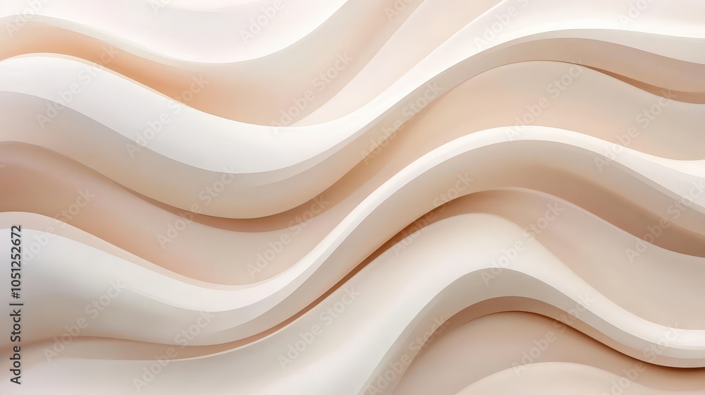 Poster a minimalist background featuring a subtle, abstract wave pattern in soft colors.