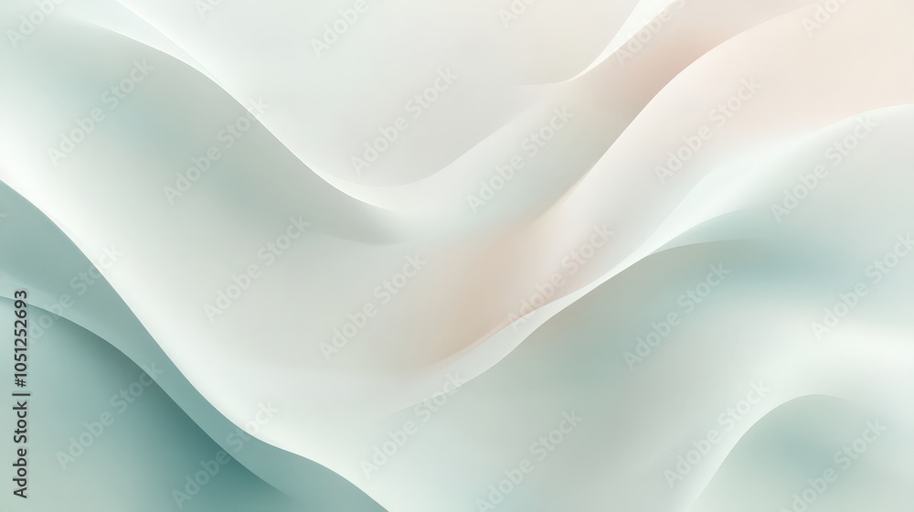 Poster a minimalist background featuring a subtle, abstract wave pattern in soft colors.