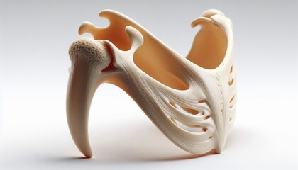 Artistic Representation of Human Bone Structure