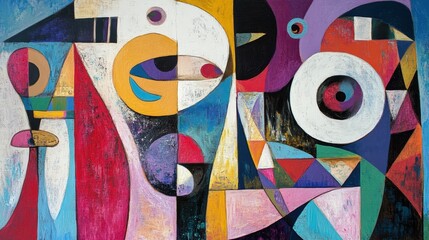 Abstract shapes break free from traditional representations, allowing for creative expression and interpretation.